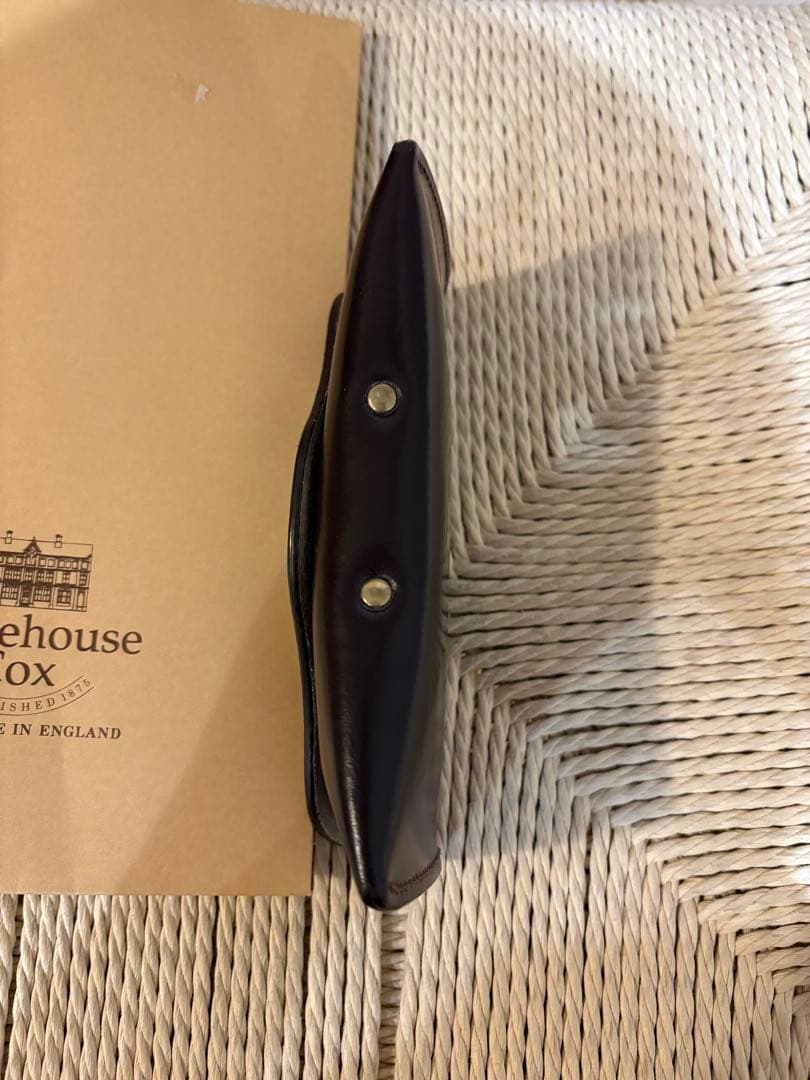 ホワイトハウスコックス メガネケース ブライドルレザー