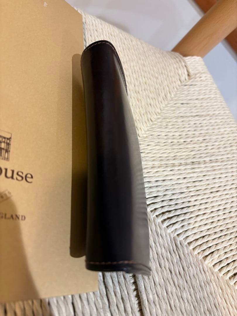 ホワイトハウスコックス メガネケース ブライドルレザー