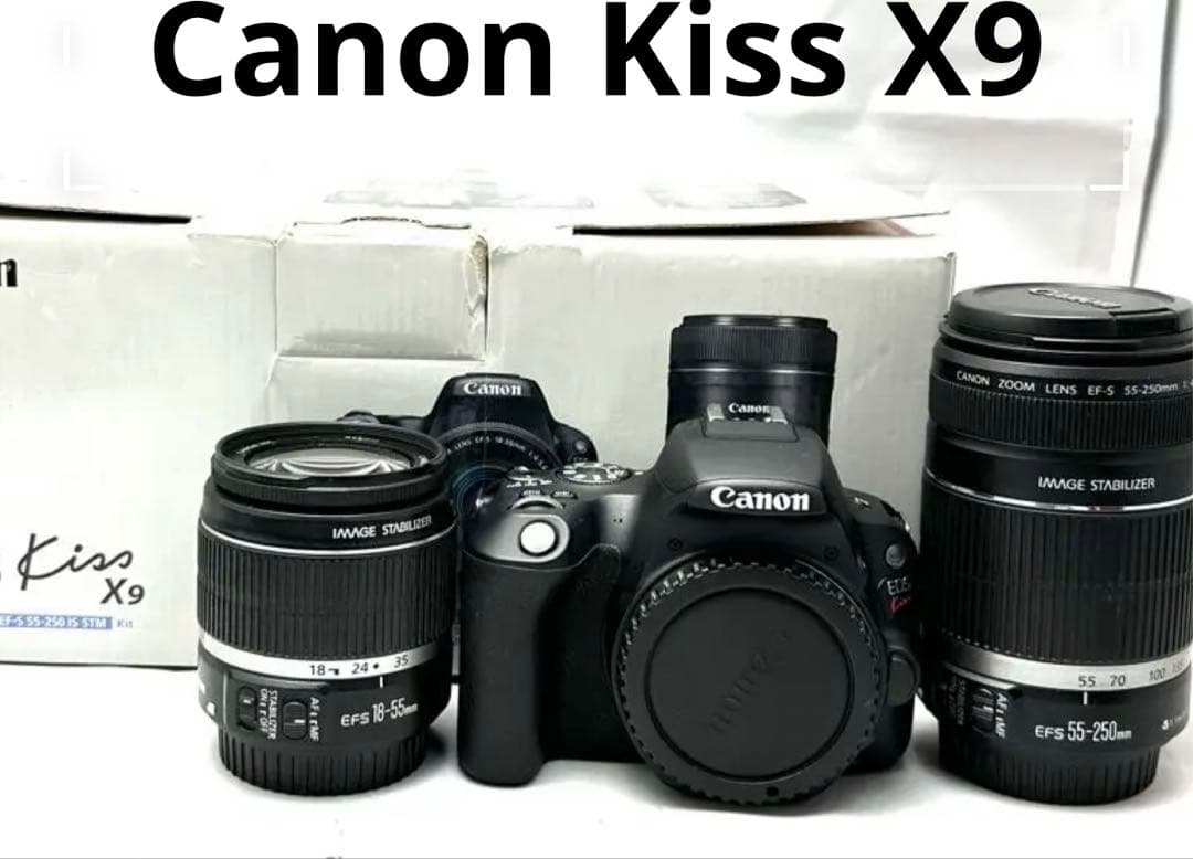 Canon Kiss X9 ダブルズームレンズセット♪入門機♪