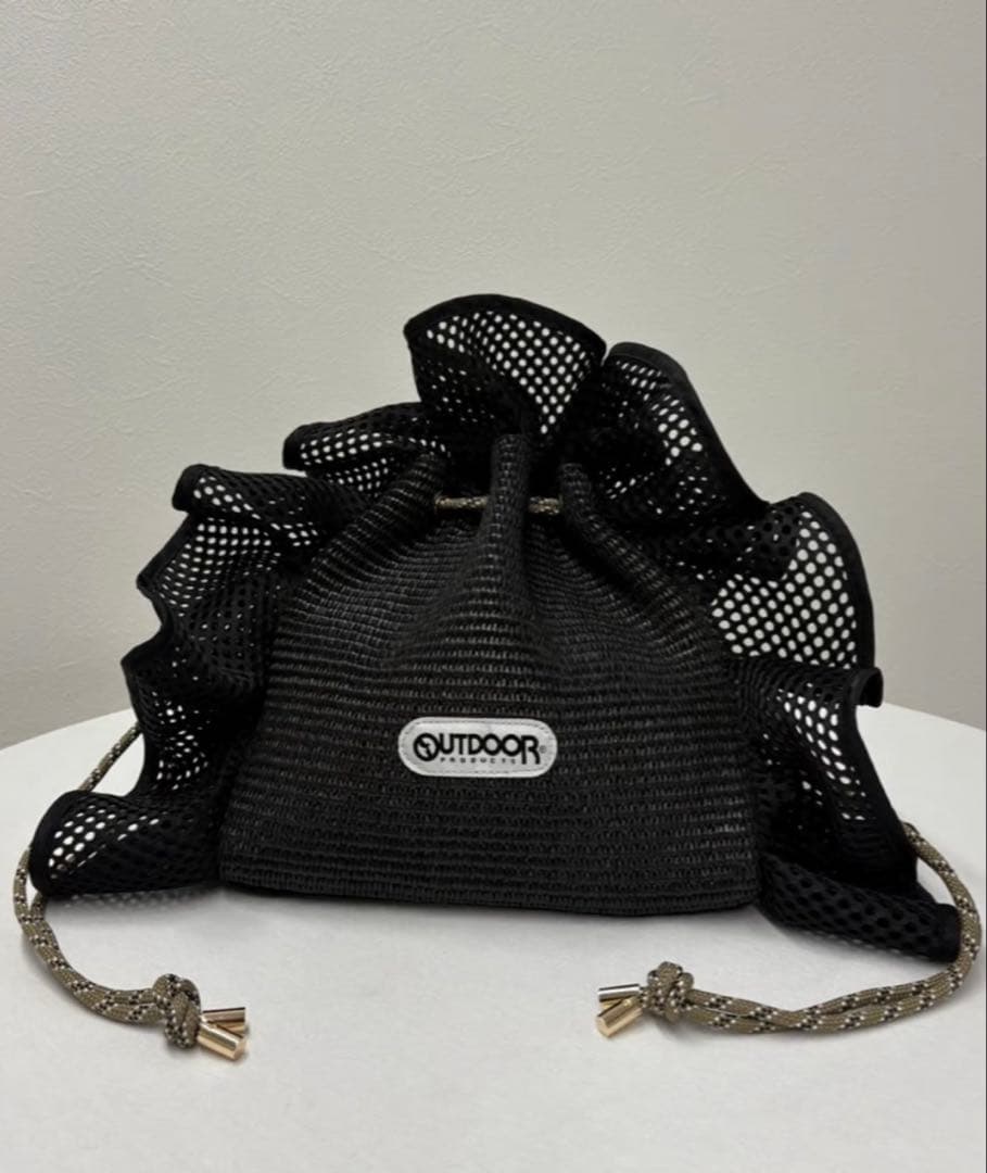 ⭐︎超美品⭐︎RISLEY OUTDOOR フリル　バスケット　バッグ