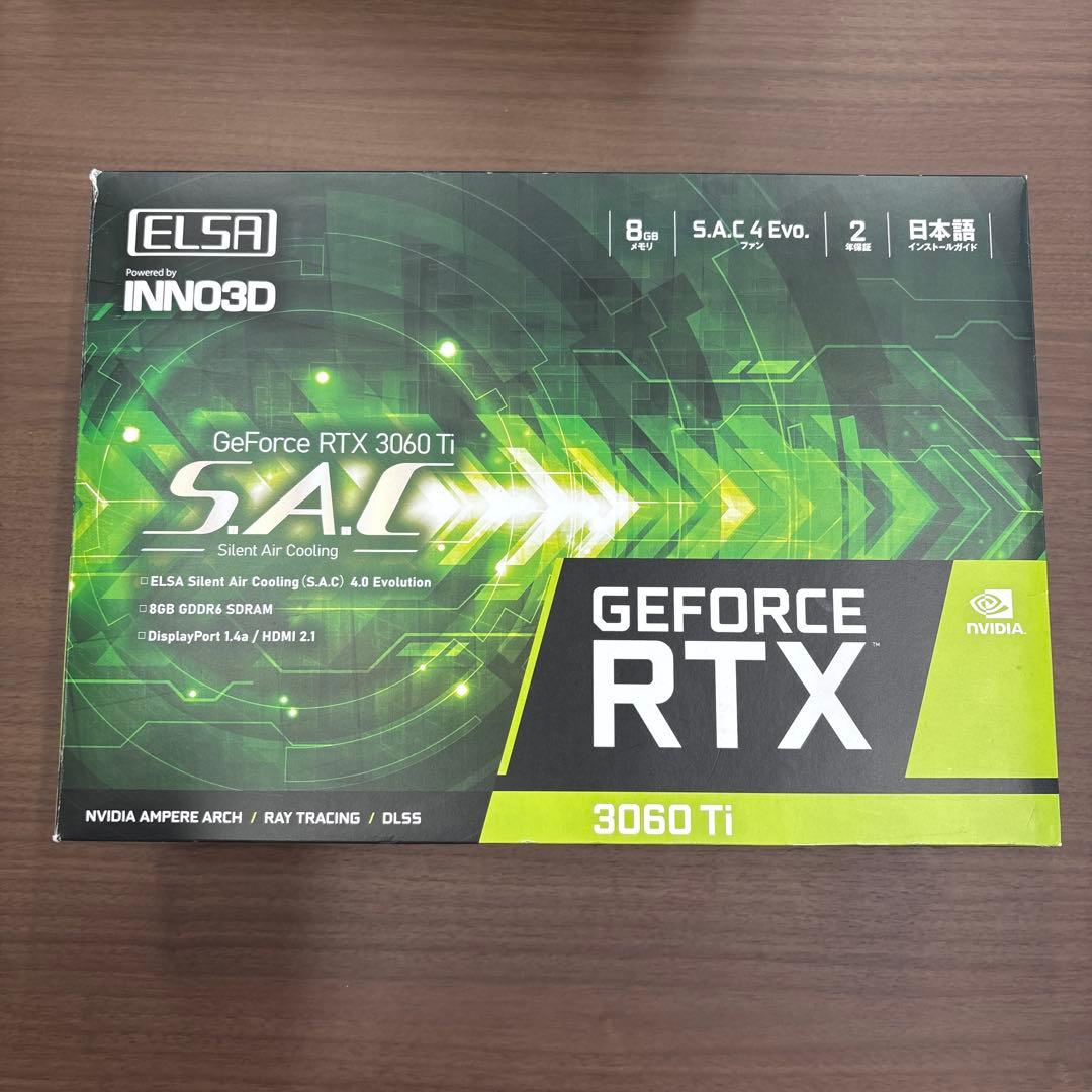 ELSA GeForce RTX 3060 Ti 8GB GDDR6 ジャンク