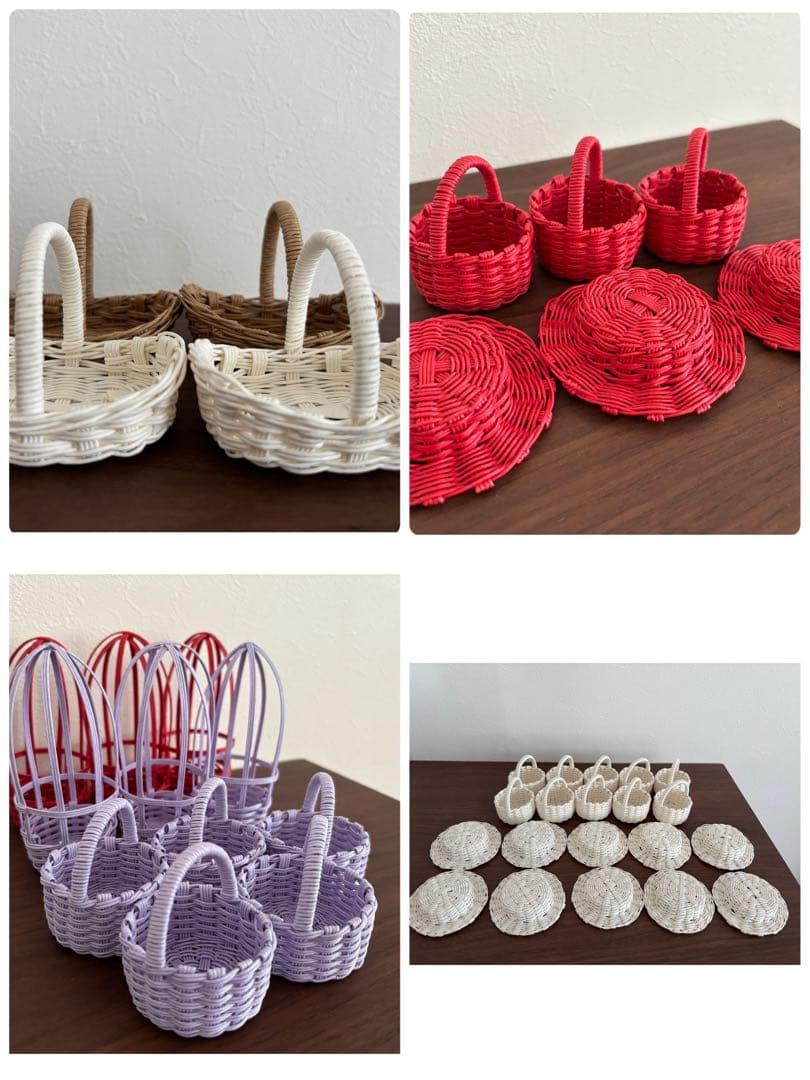 めい様ご確認用ページです。クラフトバンドミニバスケット