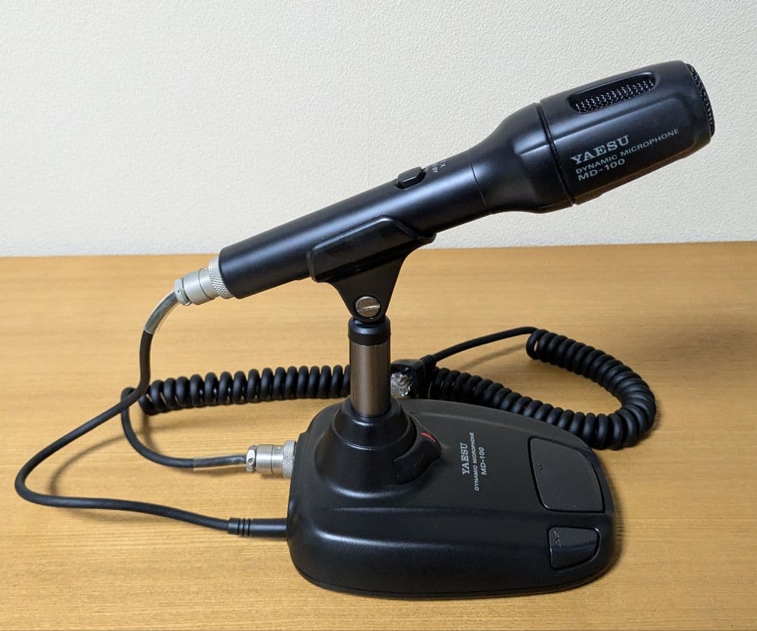 YAESU MD-100A8X 八重洲無線 デスクトップ型ダイナミックマイク
