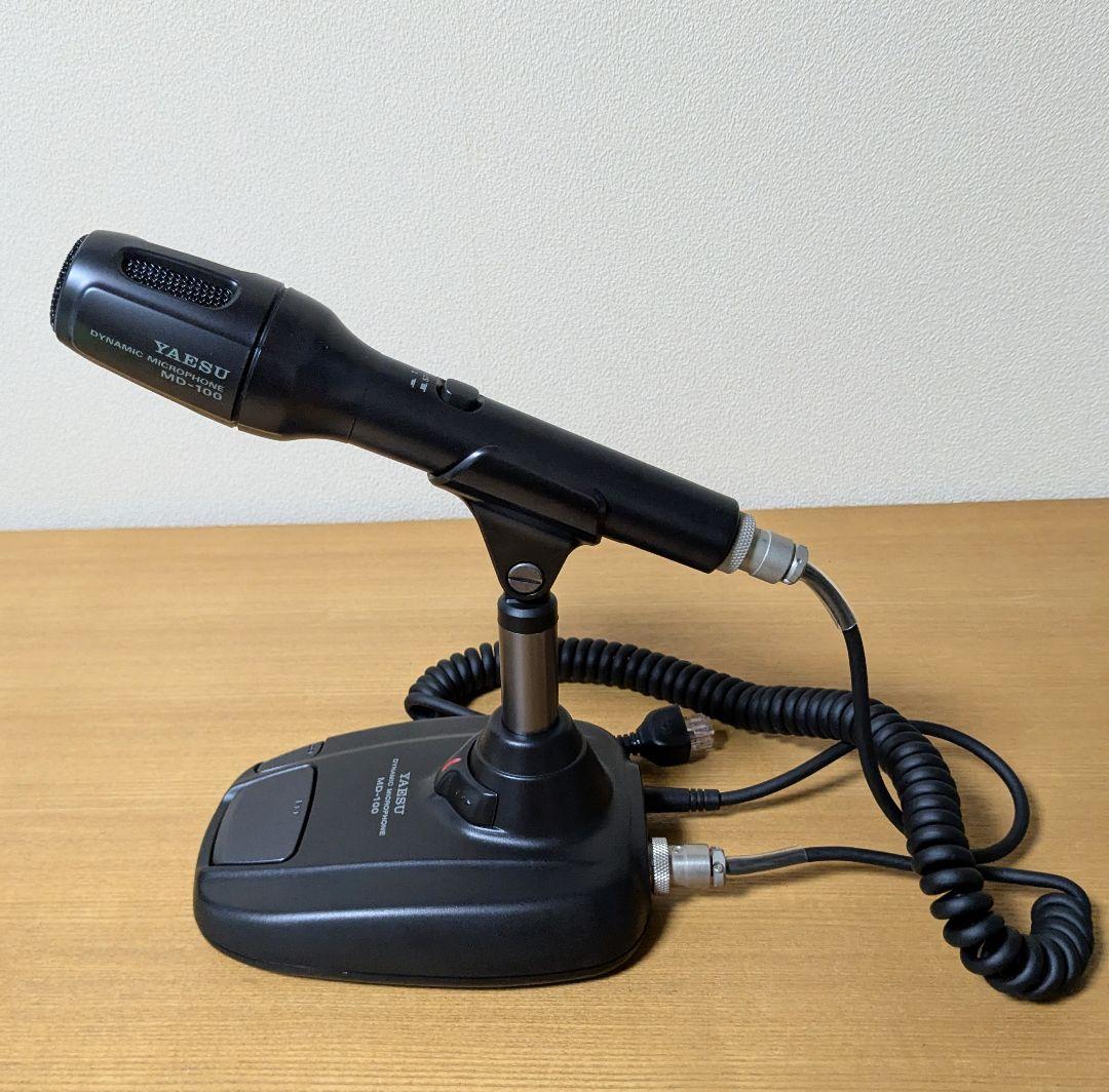 YAESU MD-100A8X 八重洲無線 デスクトップ型ダイナミックマイク
