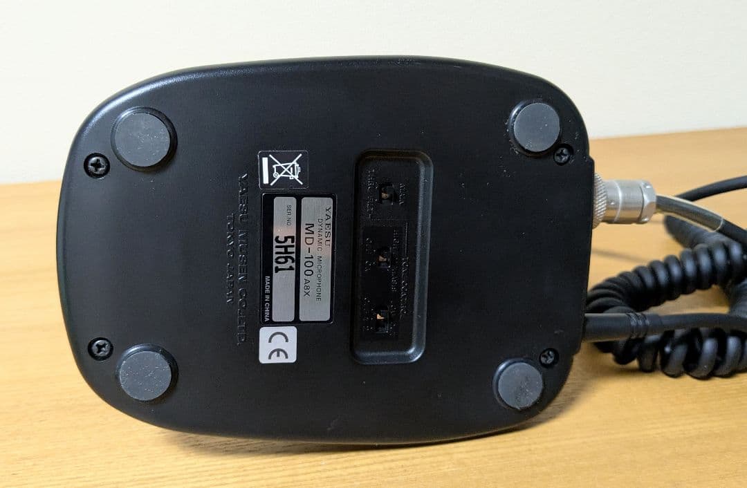 YAESU MD-100A8X 八重洲無線 デスクトップ型ダイナミックマイク