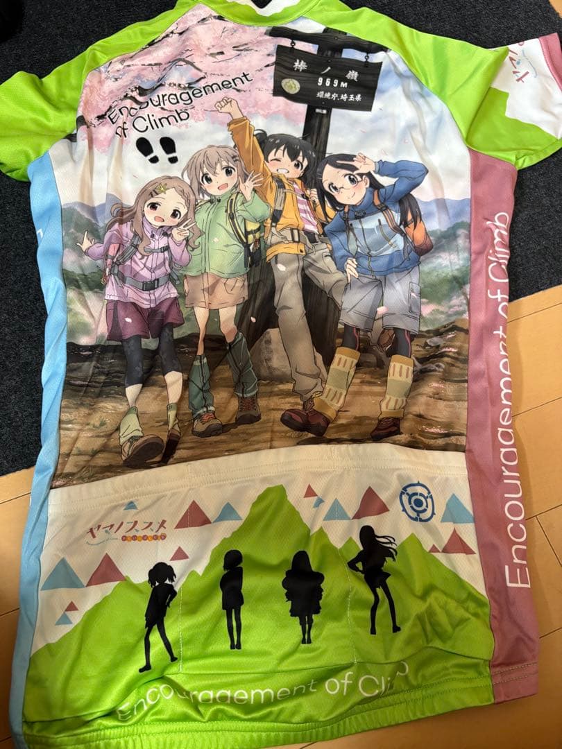 ヤマノススメサイクルジャージ　ふるさと納税版　上M 下L