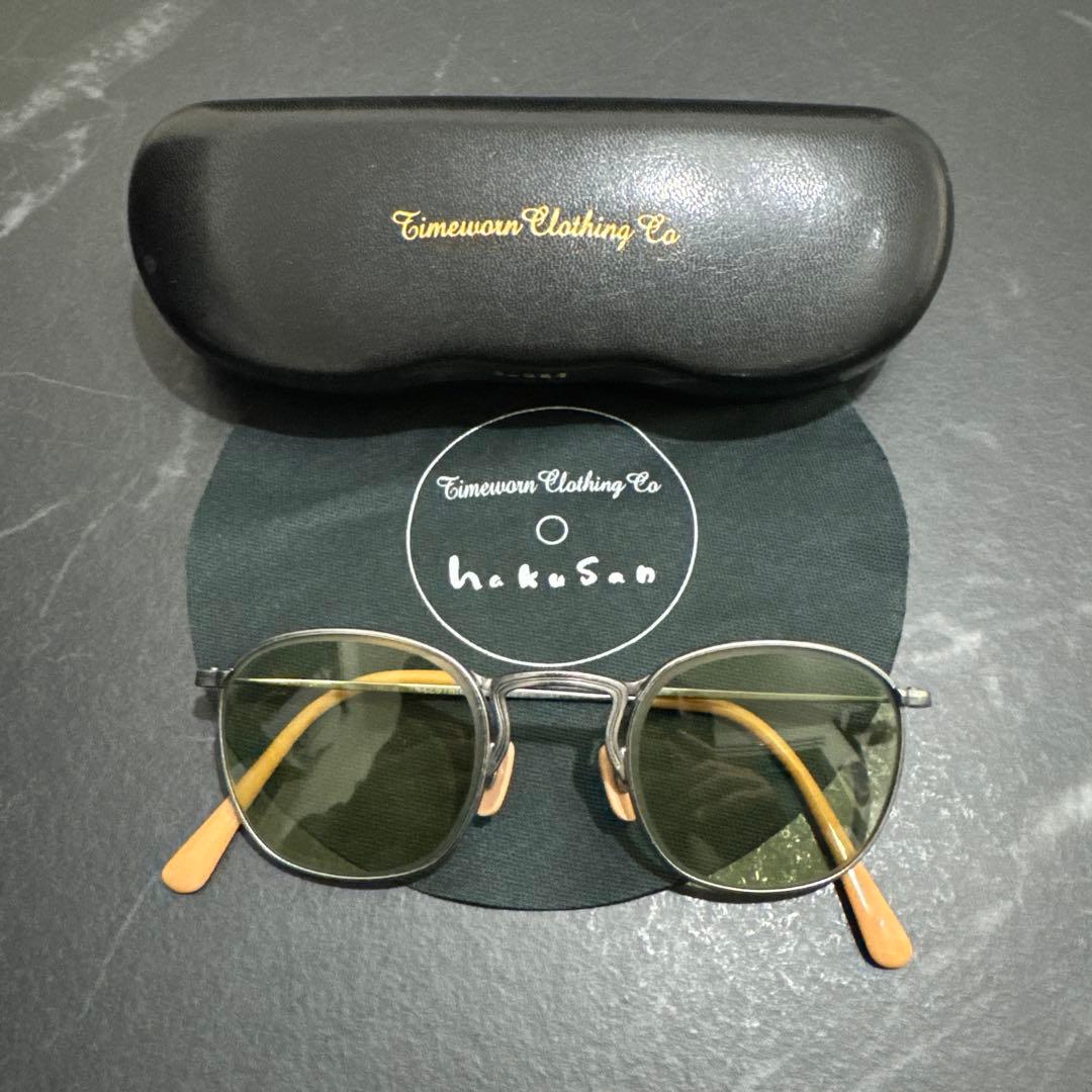 timewornclothing 白山眼鏡 メタルフレーム サングラス