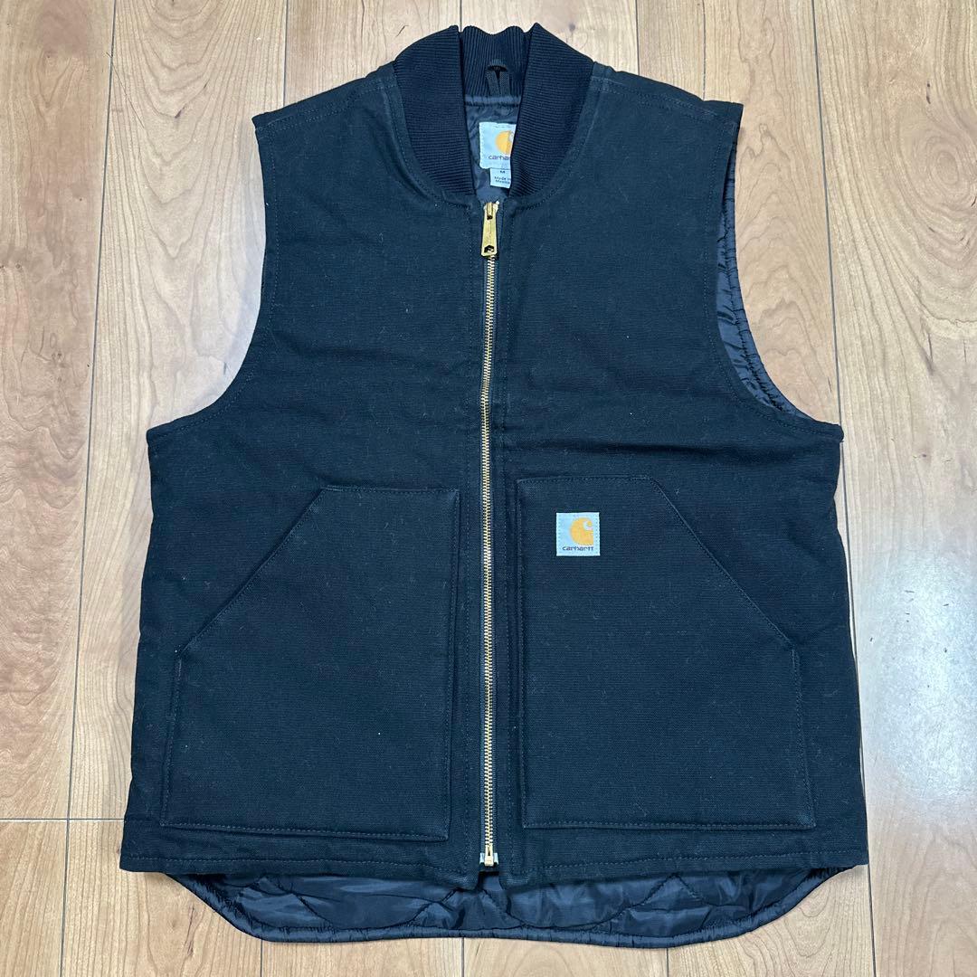 carhartt ダックベスト　ブラック　メキシコ製