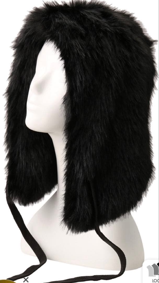 黒 ファー 帽子　キジマタカユキ