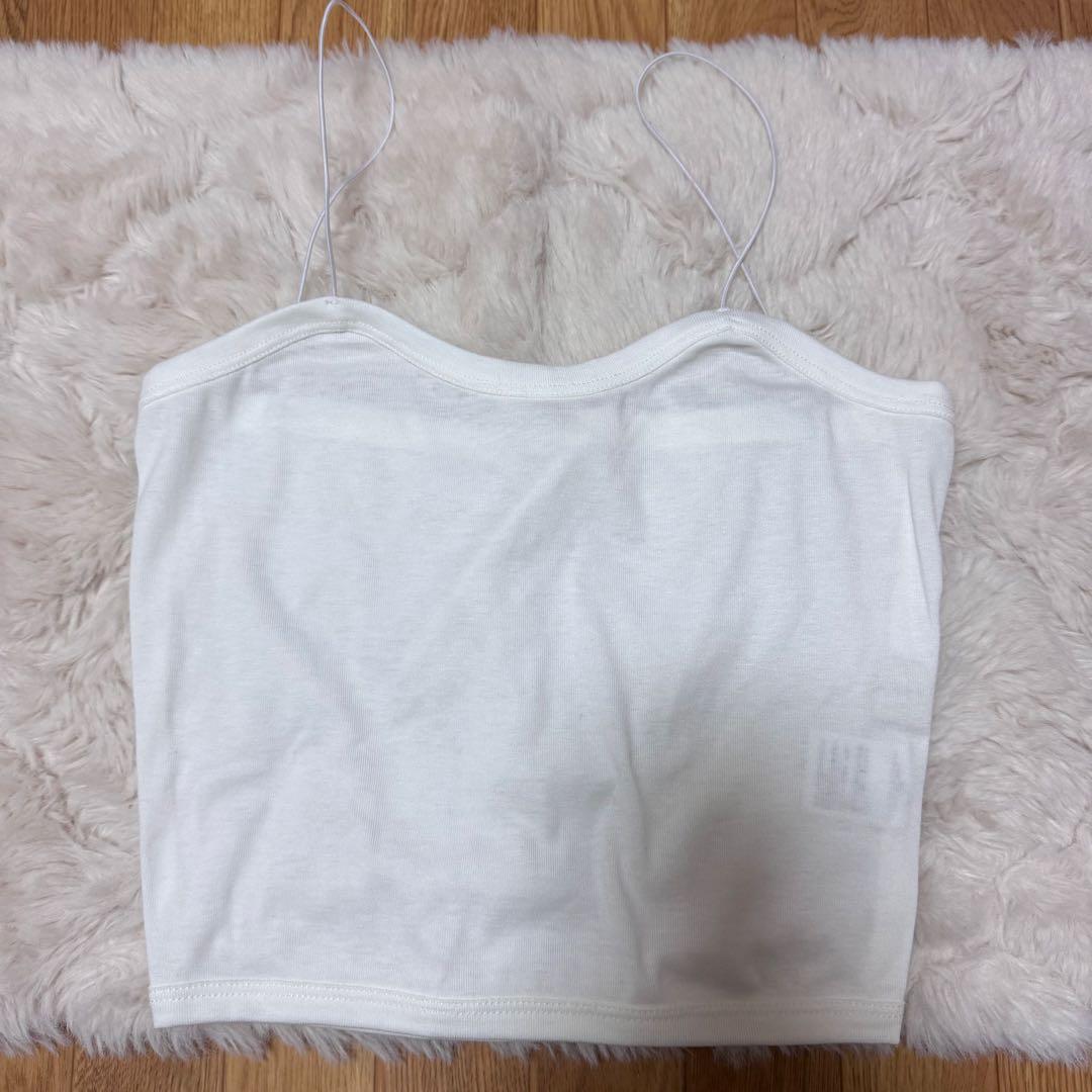 トップス andmary Dorothy heart tops beige