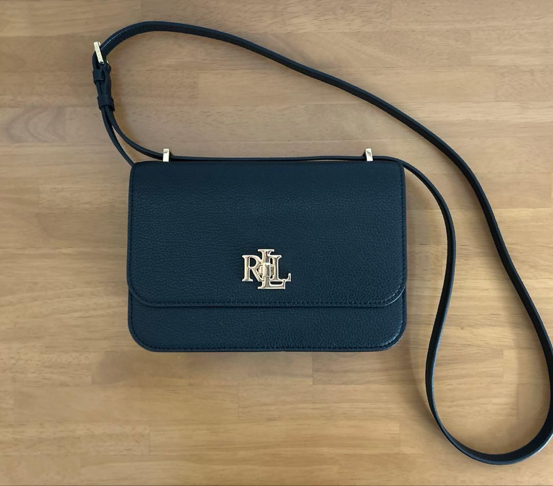 ラルフローレン　Lauren Ralph Laure ブラック　ショルダーバッグ