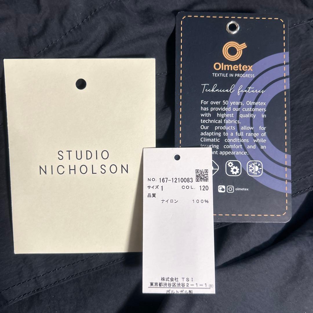 スタジオニコルソンモッズコートダークネイビー