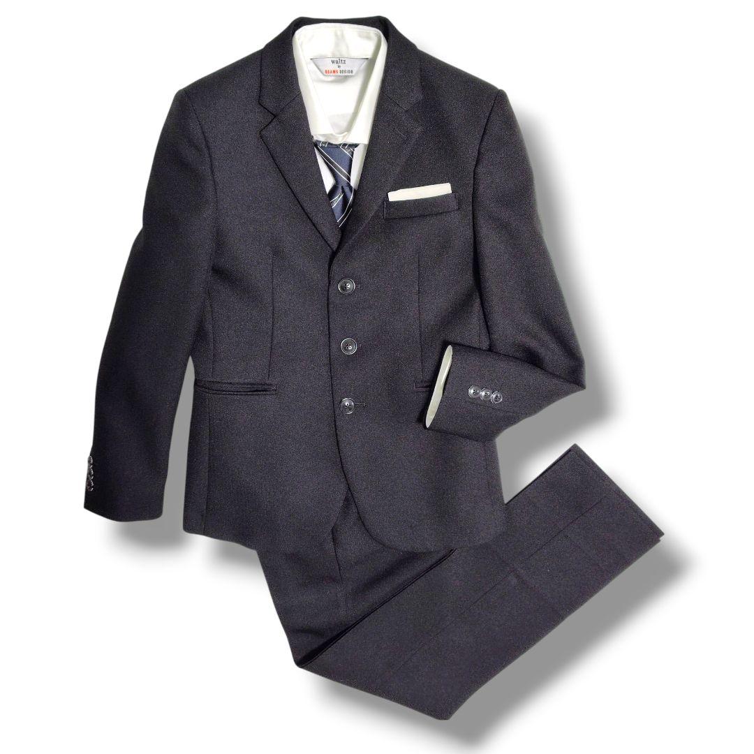 美品✨ビームス フォーマル セットアップスーツ4点セット 上下 ブラック 150