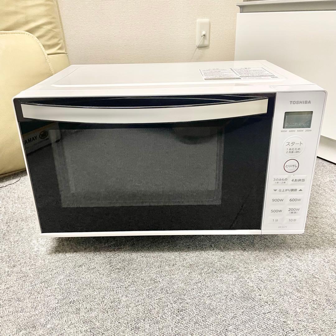 【美品】東芝 電子レンジ 17L ER-S17Y-W 2025年製 M