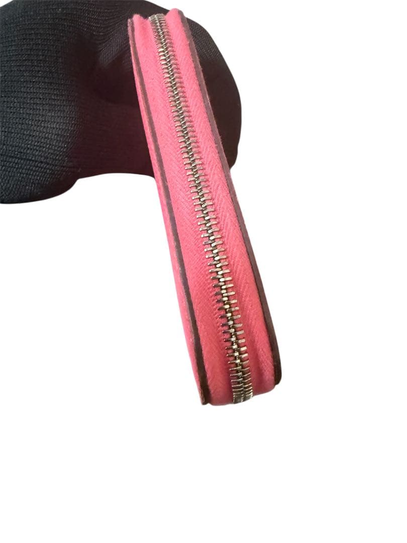 美品　エルメス アザップ シルクイン コンパクト　C刻印 ローズアザレ