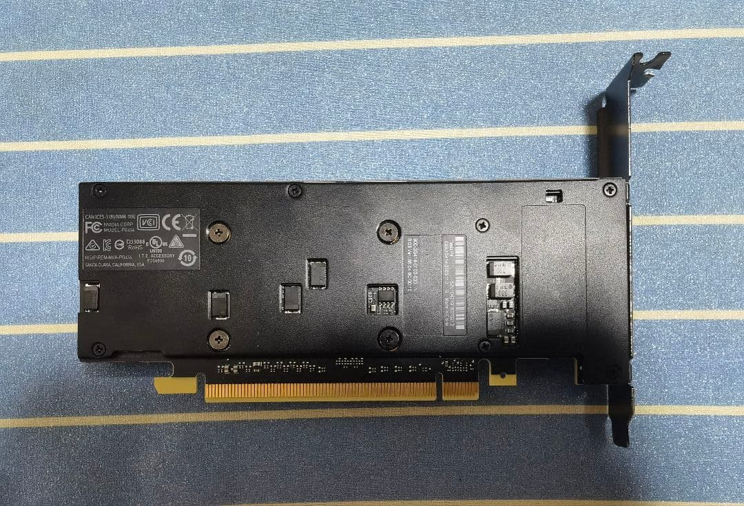 【動作確認済み】NVIDIA TESLA P4 8GB 補助電源不要