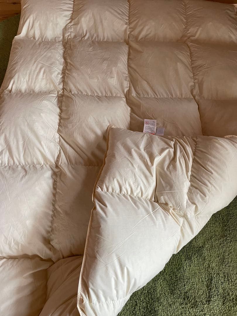 マ*ー様 2枚セット【エコダウン使用】寒冷地仕様　羽毛布団　　シングル　ホテル仕