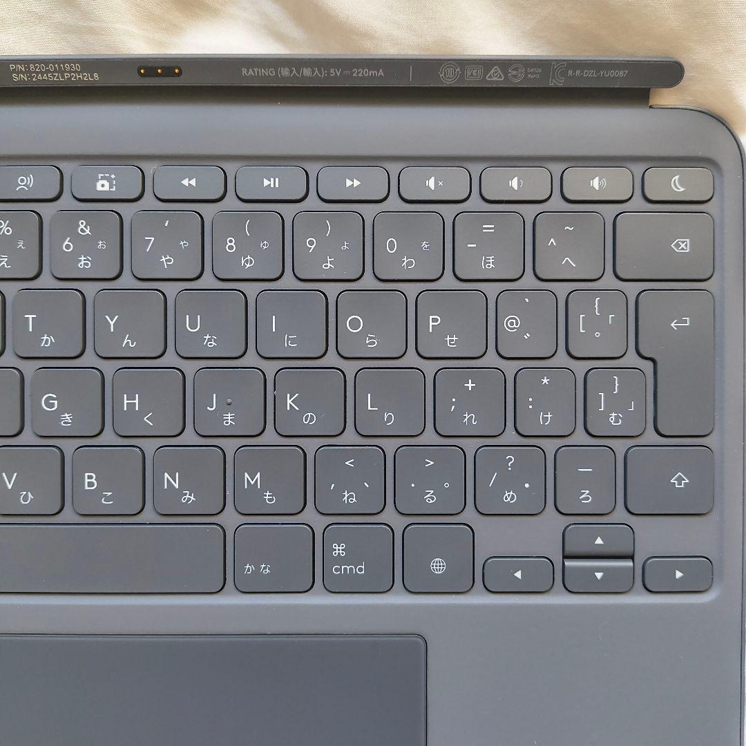 ロジクール　コンボタッチ I-Pad Air 13インチ　M2用キーボード