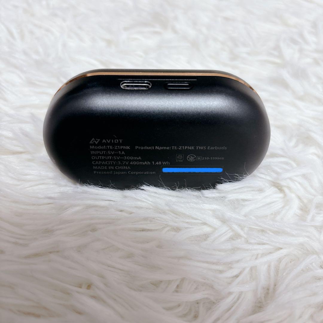 AVIOT TL-Z1PNK ワイヤレスイヤホン ブラック