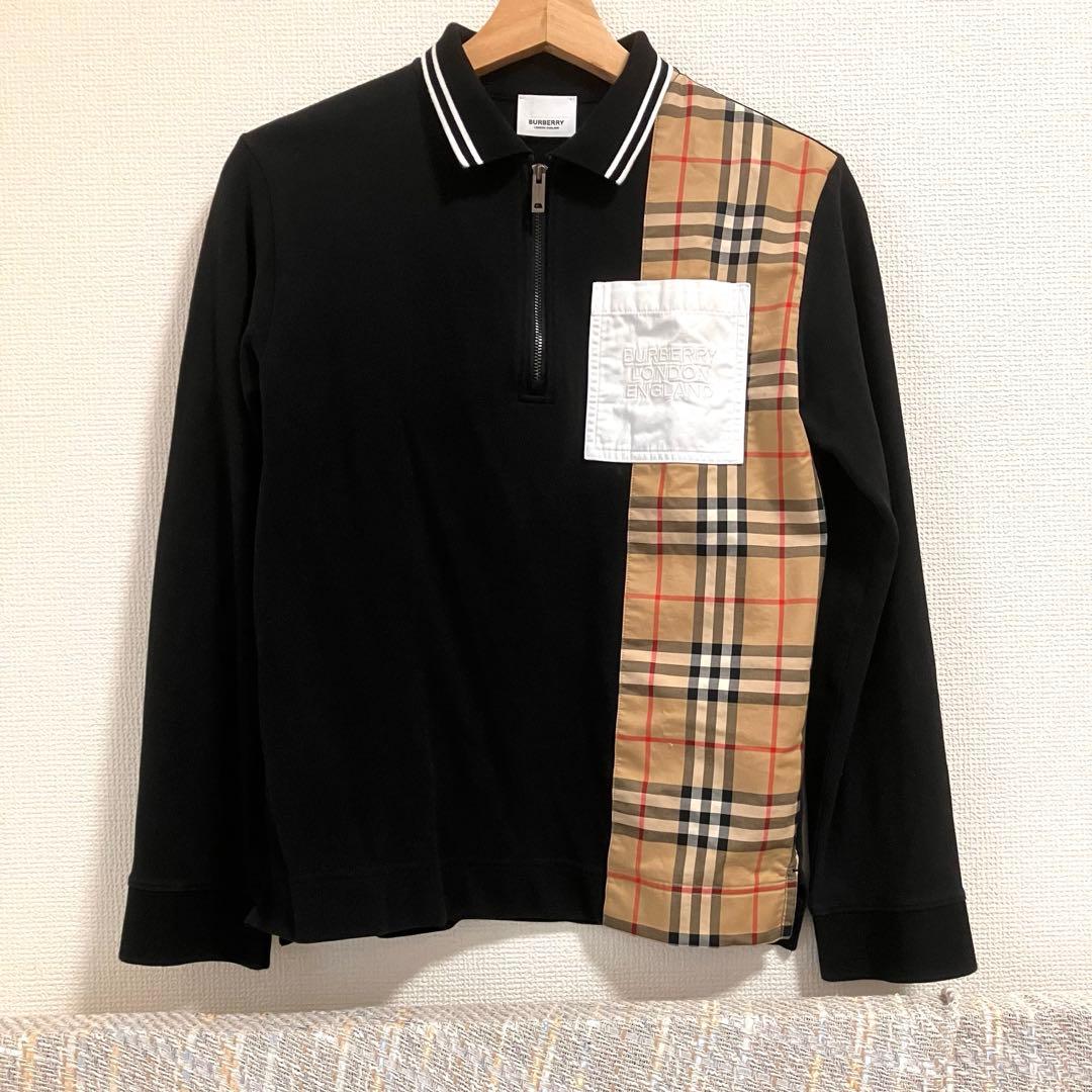 BURBERRY London Englandブラック ポロシャツ レディース
