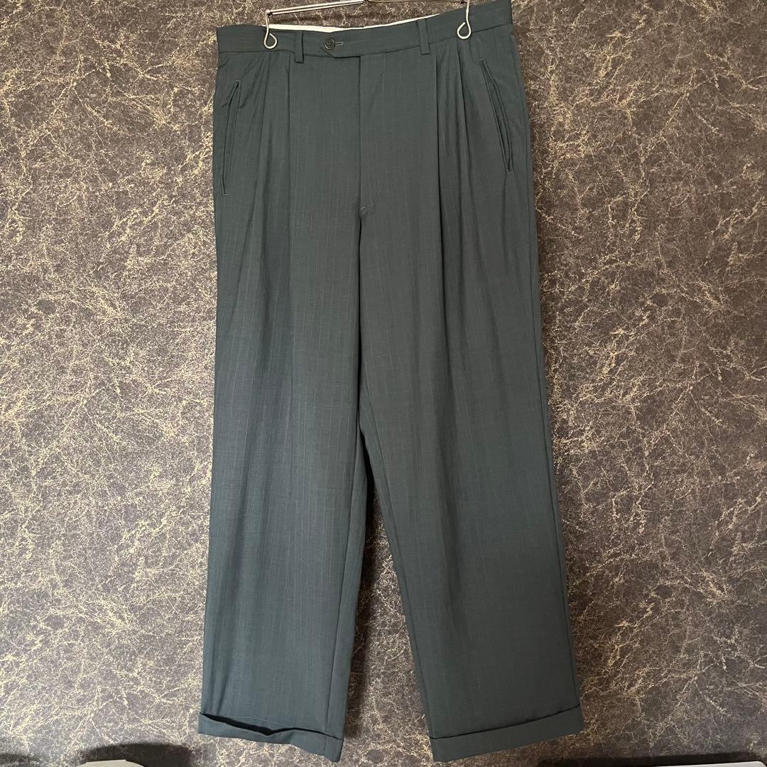 90s Giorgio Armani ストライプスラックス