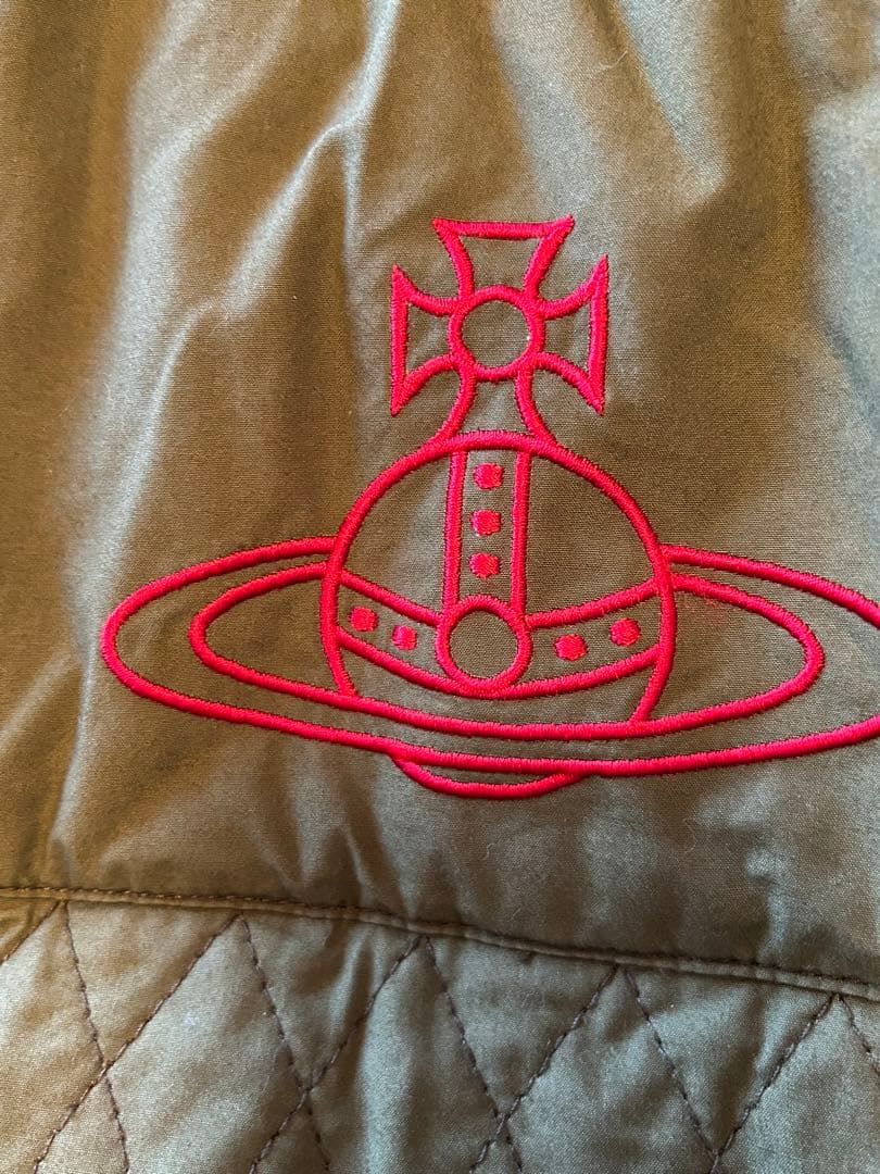 今週末迄ヴィヴィアンウエストウッドレッドレーベル オーブ刺繍 キルティングコート