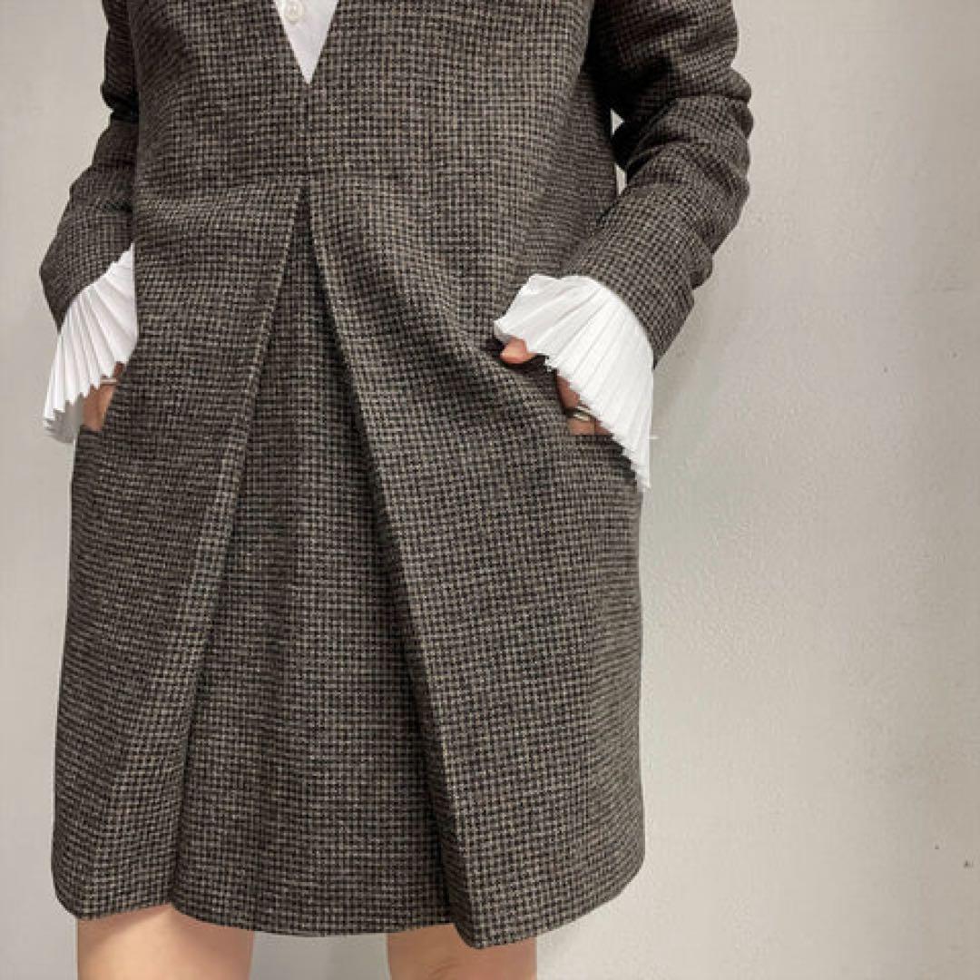 JUN MIKAMI　ツイードミニワンピース　ジャケット　税込¥59,400