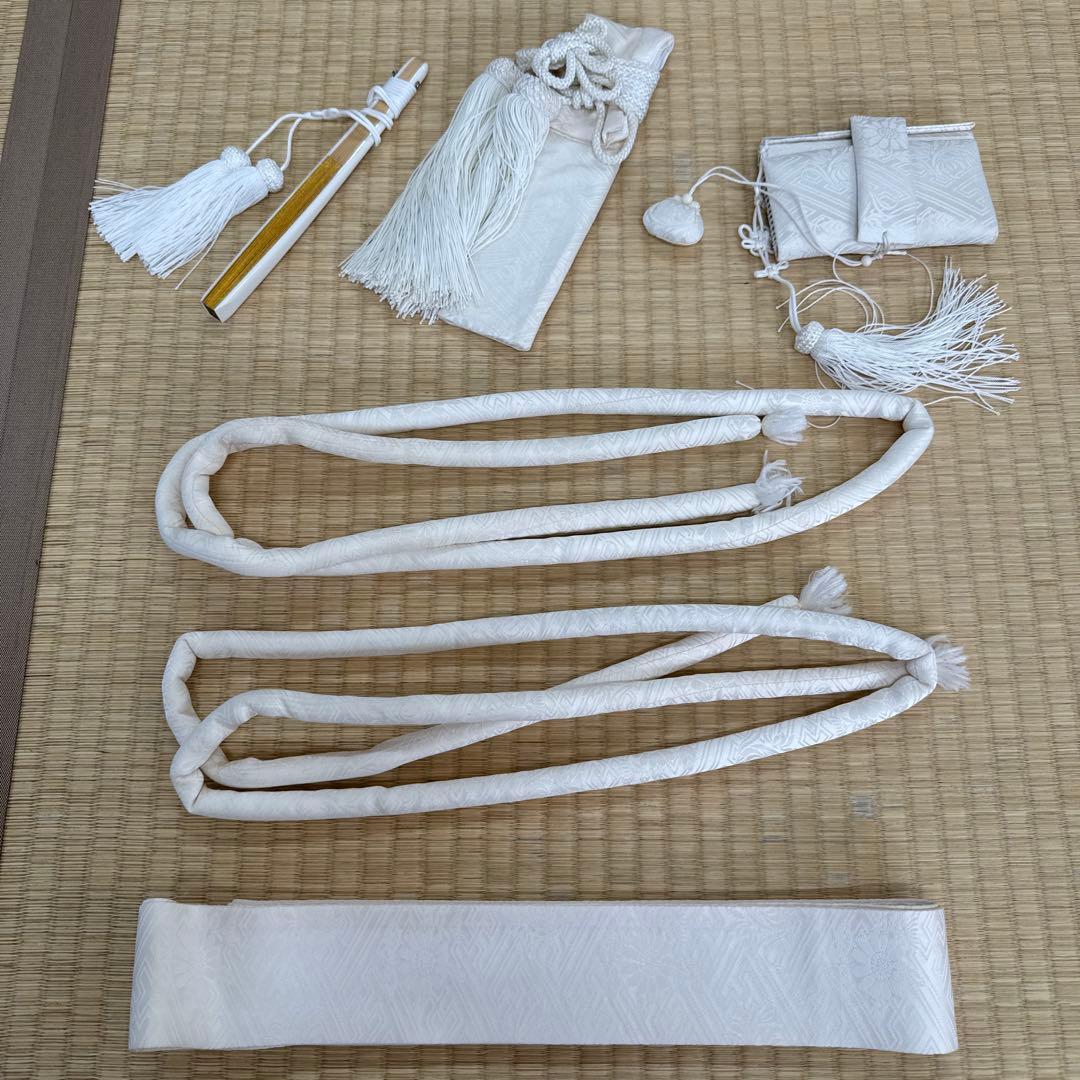 花嫁、白無垢　正絹箱セコ6点