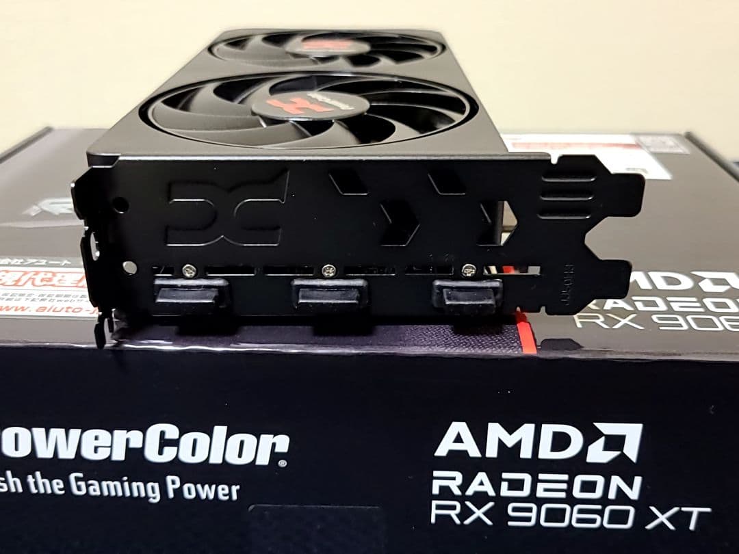 RADEON RX 9060XT 16GB POWERCOLOR 動作確認のみ