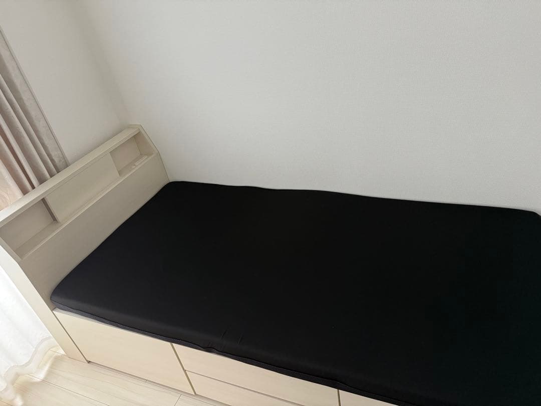 ニトリ シングルベッドフレーム アザン3 チェスト40J/WW マットレス付き