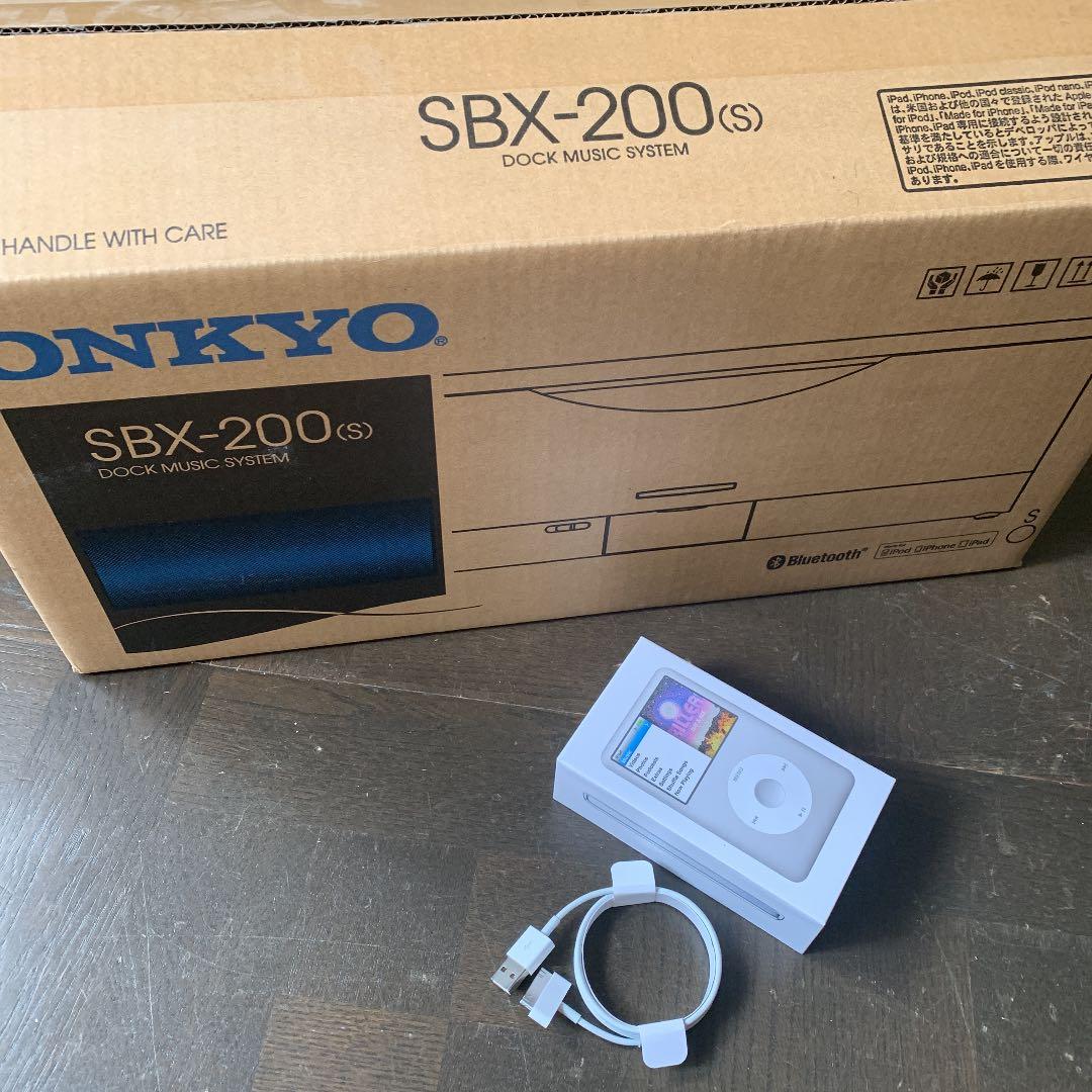 ポータブルプレーヤー APPLE iPod classic160GB2009 onkyo sbx200