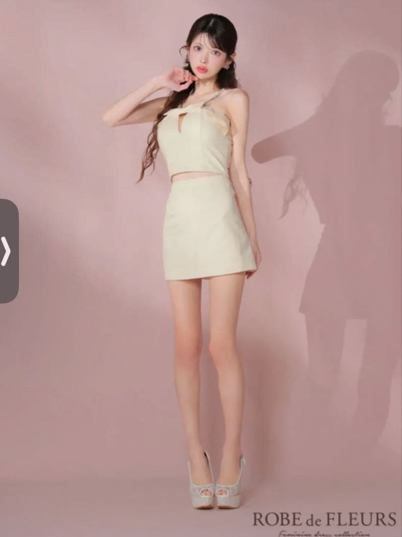 ROBE de FLEURS ローブドフルール アイボリー