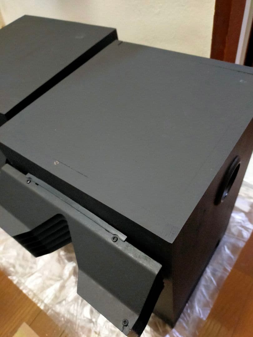 自作スピーカー 音響レンズ 底面ウーファー