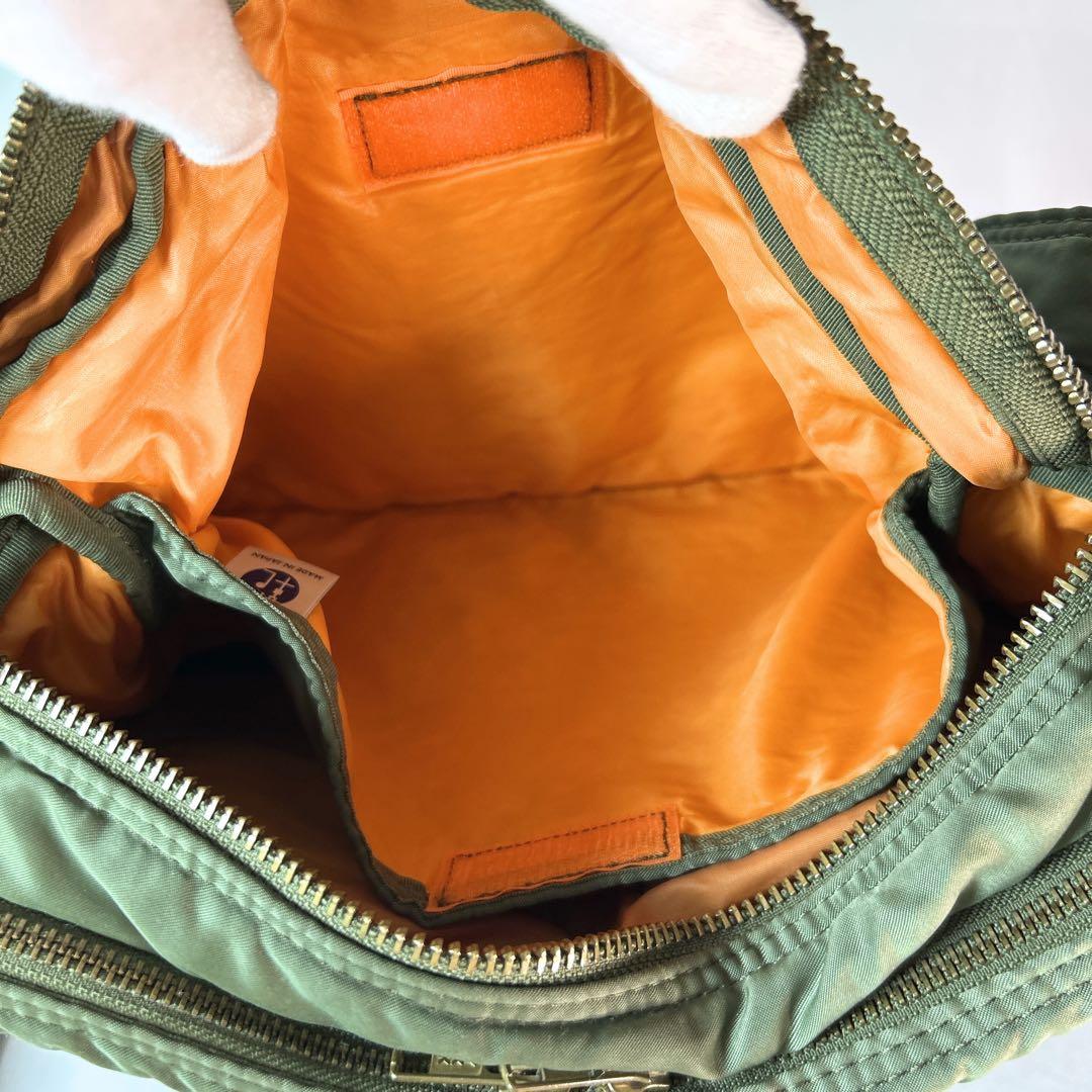 PORTER ポーター タンカー ショルダーバッグ 2層 セージグリーン