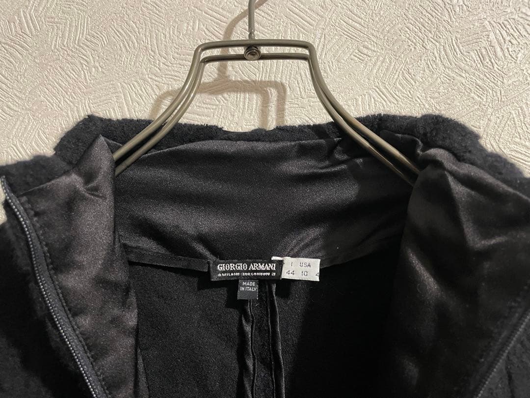 イタリア製 GIORGIO ARMANI アラベスク パイル ジャケット