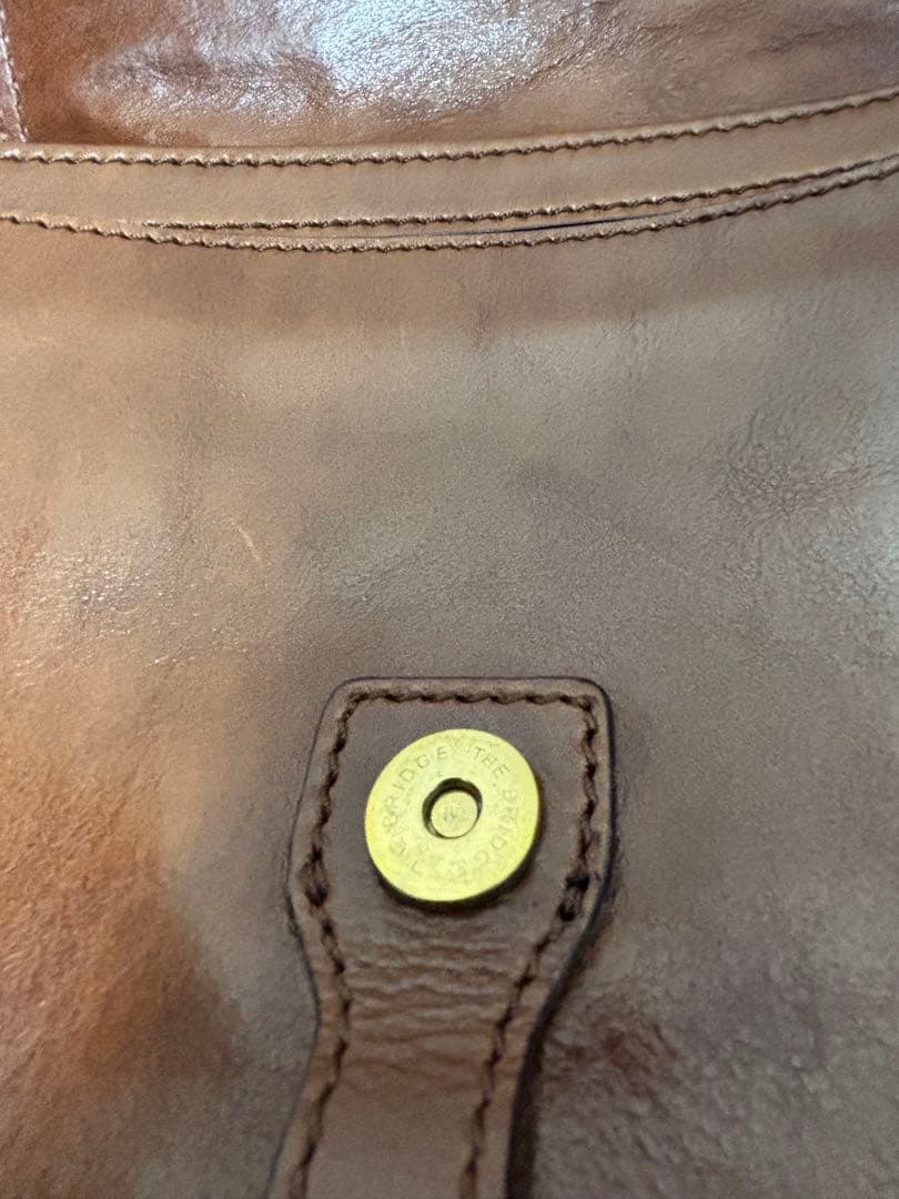 THE BRIDGE　ザ・ブリッジ　ブラウンレザー　ショルダーバック