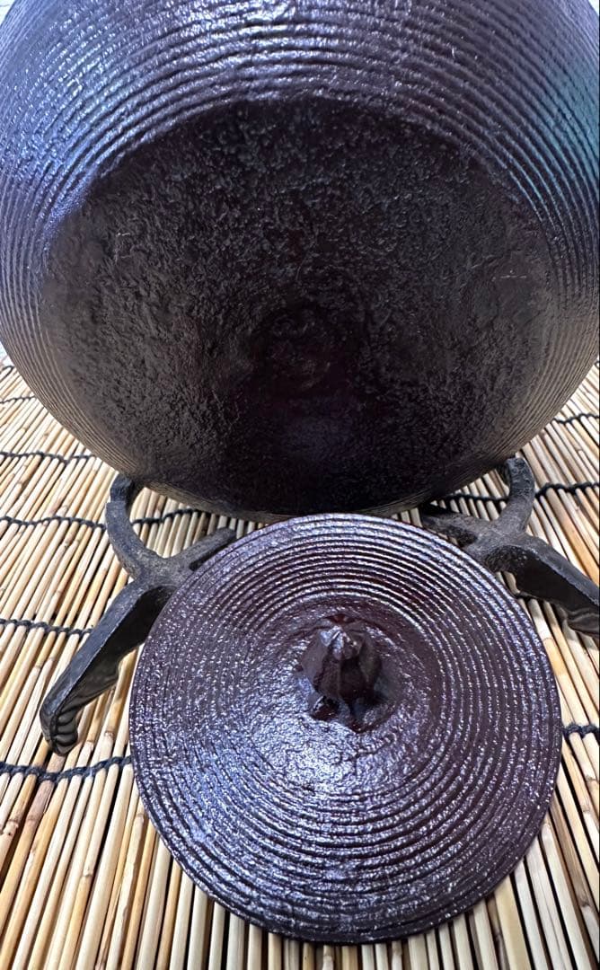 未使用品、タグ付　南部鉄器伝統工芸士　佐藤勝芳南部宝寿堂　とも様売約済み