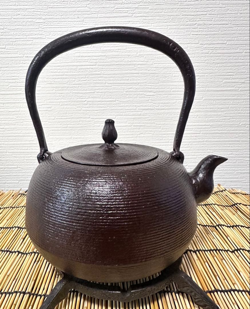 未使用品、タグ付　南部鉄器伝統工芸士　佐藤勝芳南部宝寿堂　とも様売約済み