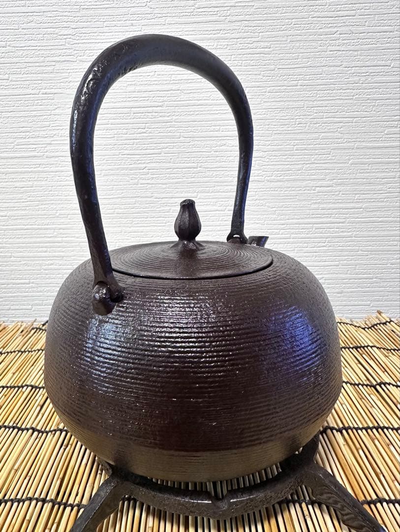 未使用品、タグ付　南部鉄器伝統工芸士　佐藤勝芳南部宝寿堂　とも様売約済み