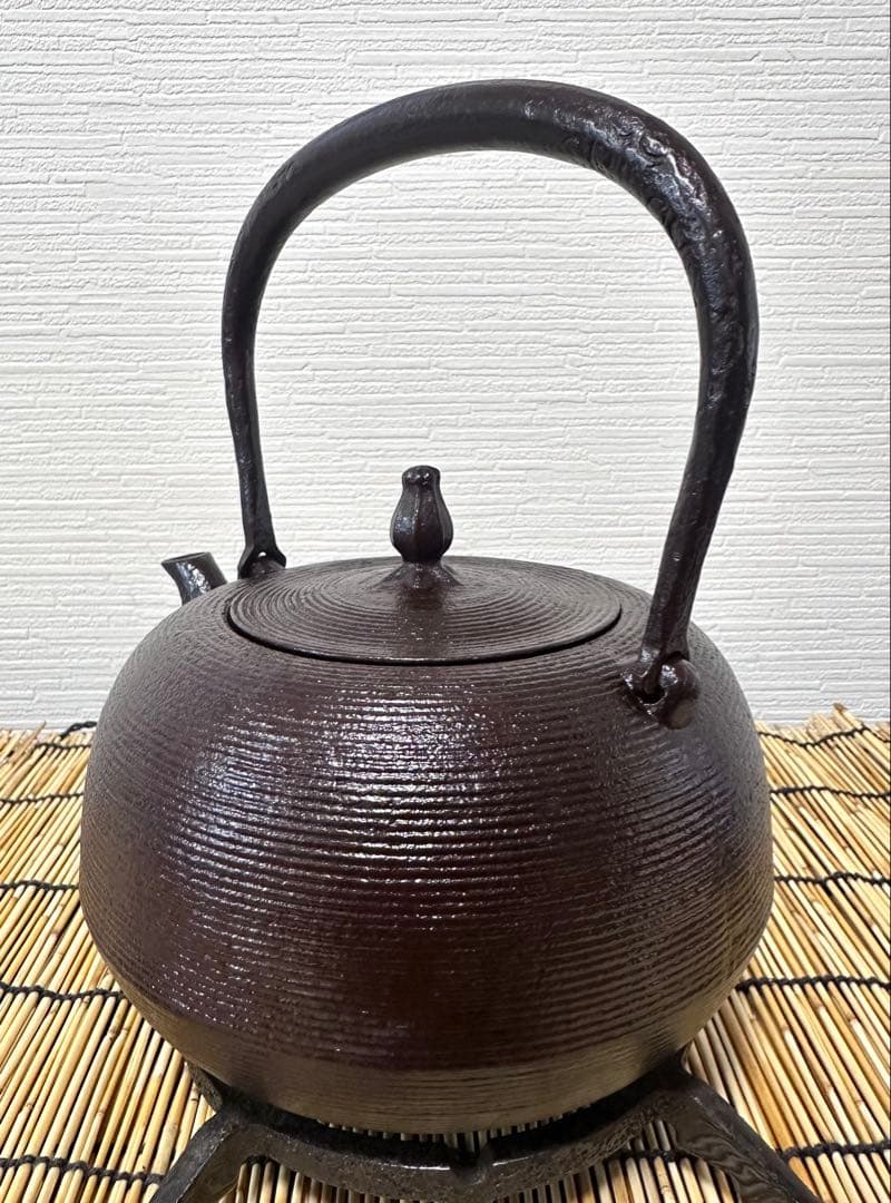 未使用品、タグ付　南部鉄器伝統工芸士　佐藤勝芳南部宝寿堂　とも様売約済み