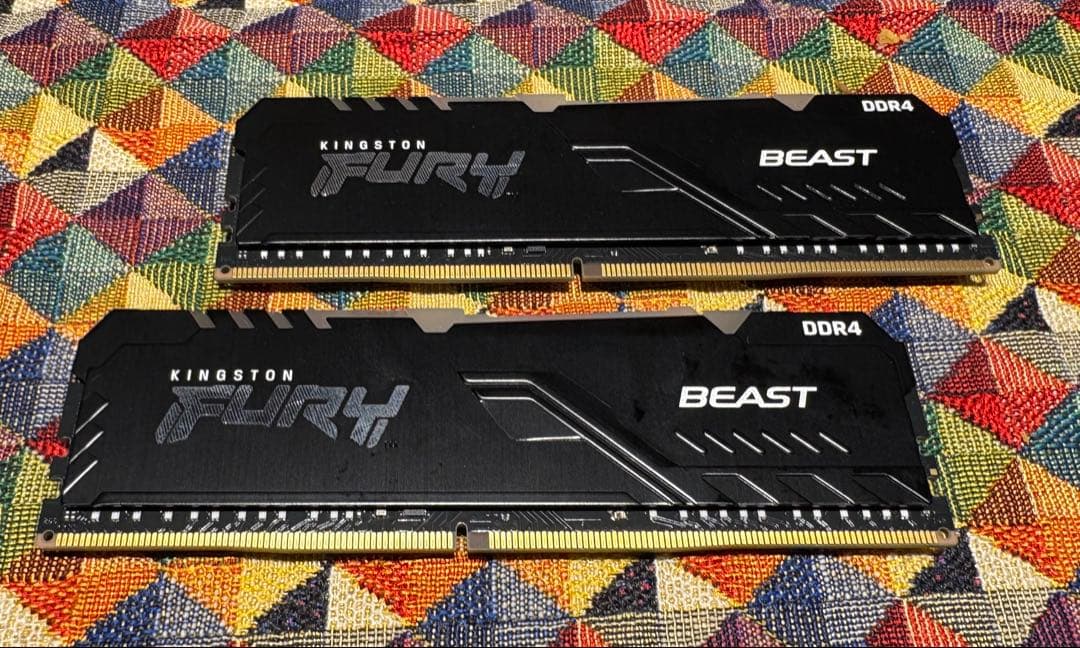 メモリー HyperX FURY BEAST DDR4 8GB 3200MHz