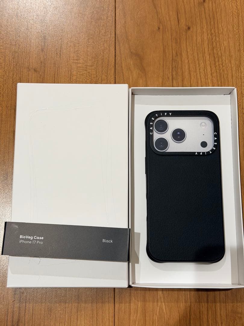 CASETiFY iPhone17Pro BioVeg MagSafe ブラック