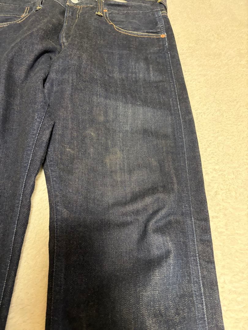 evisu×warehouse 鯛釣り　白カモメデニム　インディゴ　w36