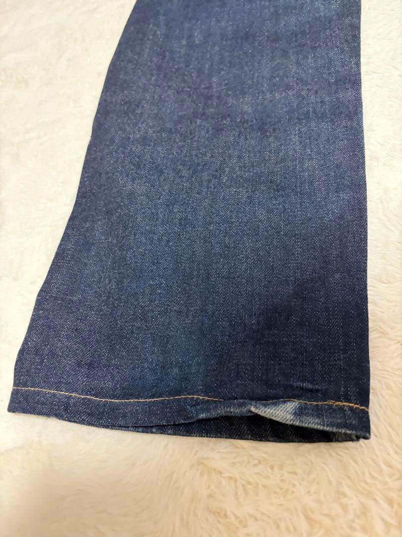 evisu×warehouse 鯛釣り　白カモメデニム　インディゴ　w36