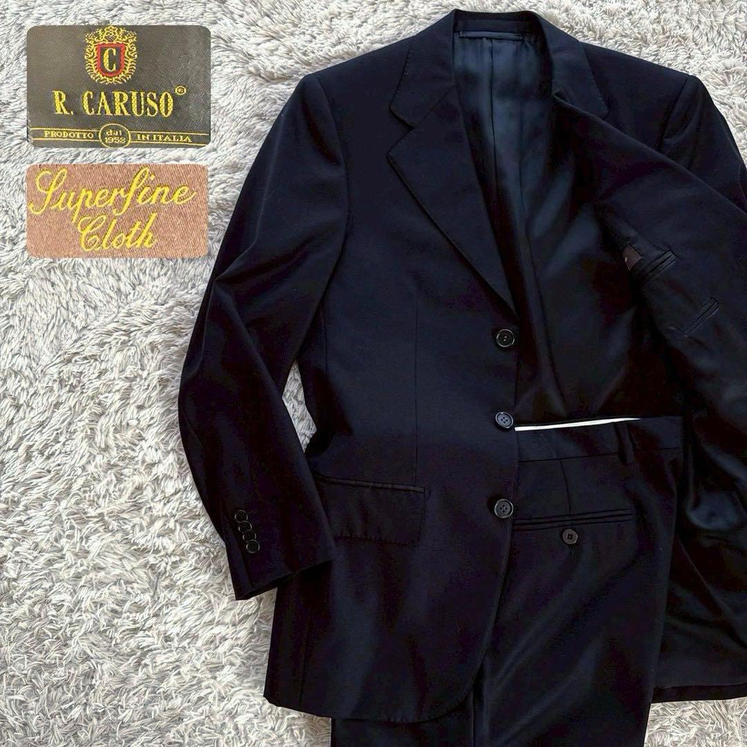 K*梨様 最高級 伊製 R.CARUSO ラファエル カルーゾ セットアップ ス