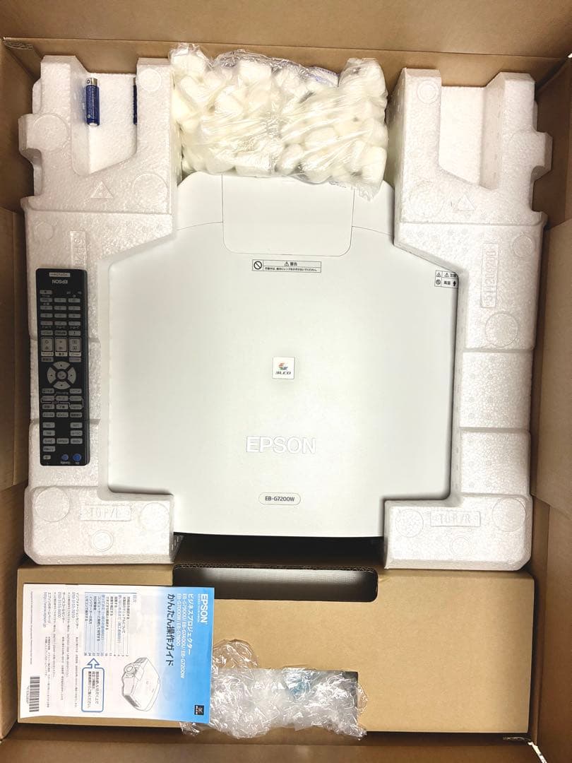 【ランプ0時間/レンズ新品】EPSON EB-G7200W 7500lm