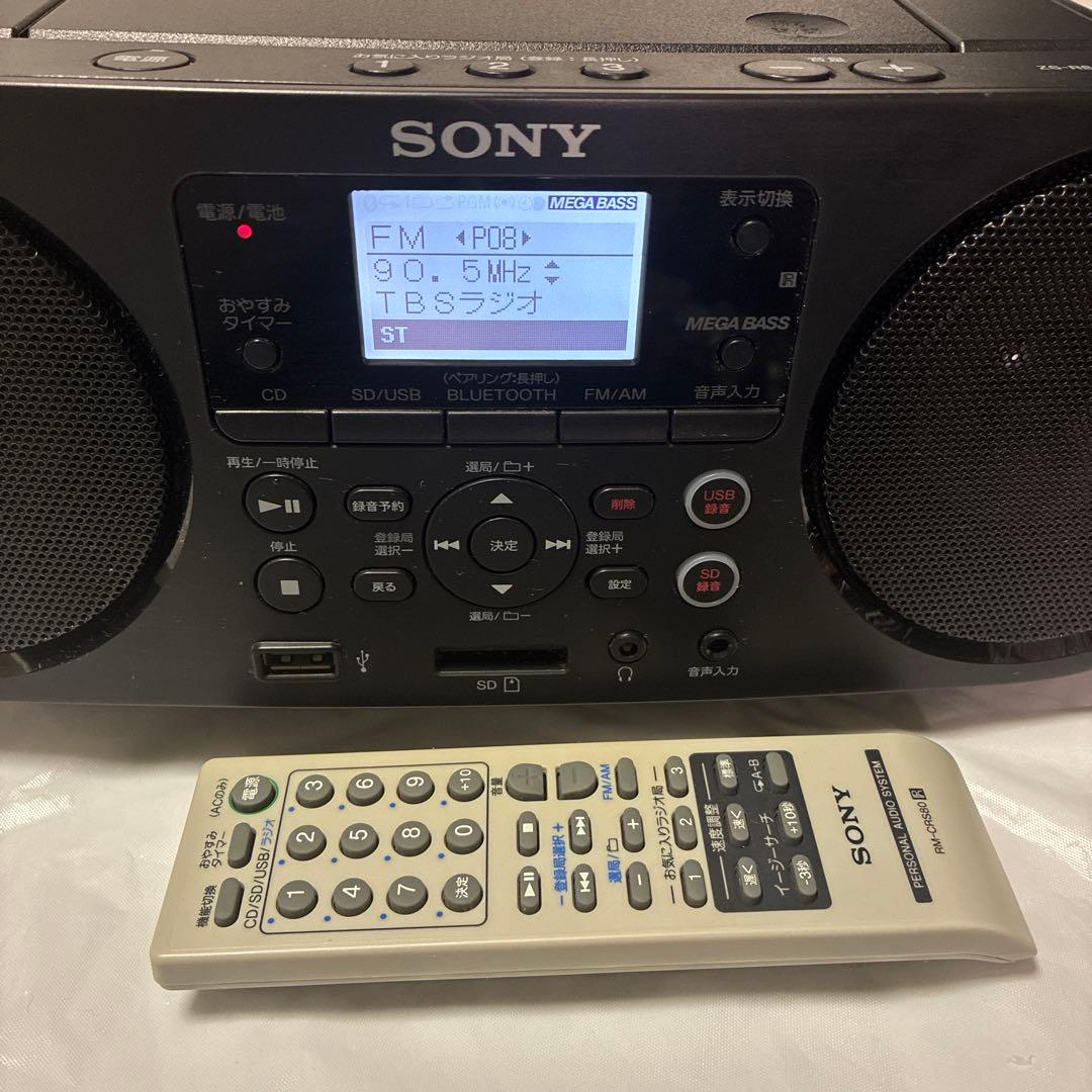 SONY ZS-RS81BT 2019年製 リモコン付 【動画確認済】