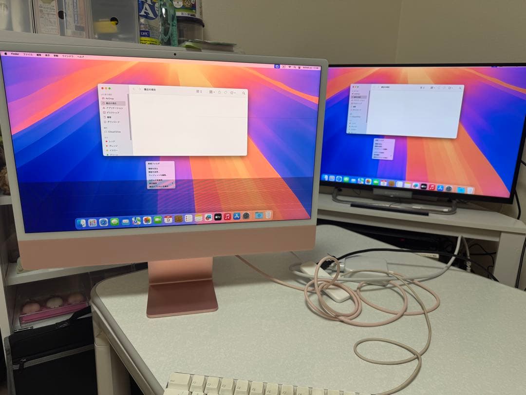 【最終値下】iMac 4.5K Retina メモリー16GBピンク　24インチ