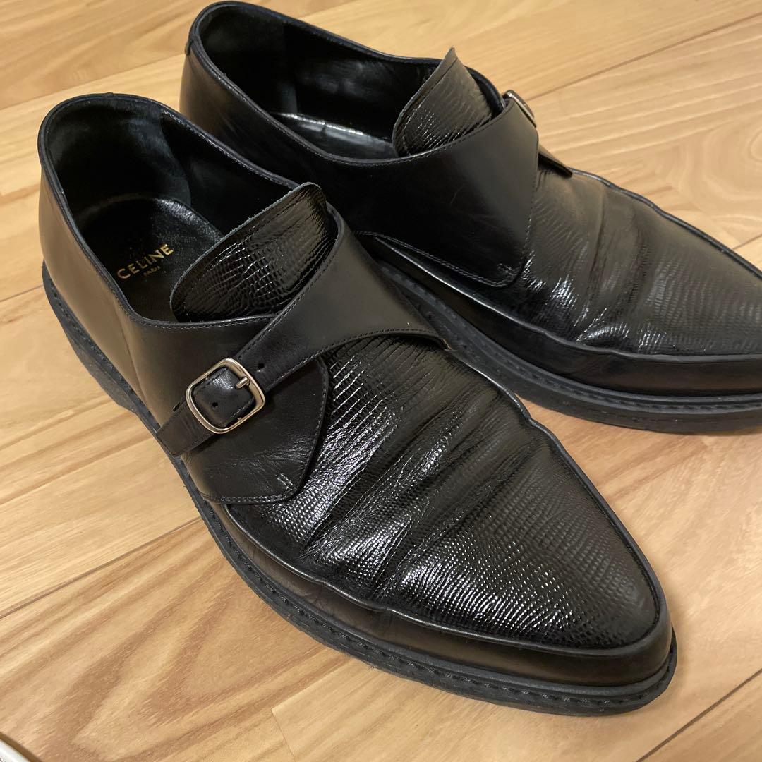 19AW Celine セリーヌ レザークリーパーズ 42 エディスリマン