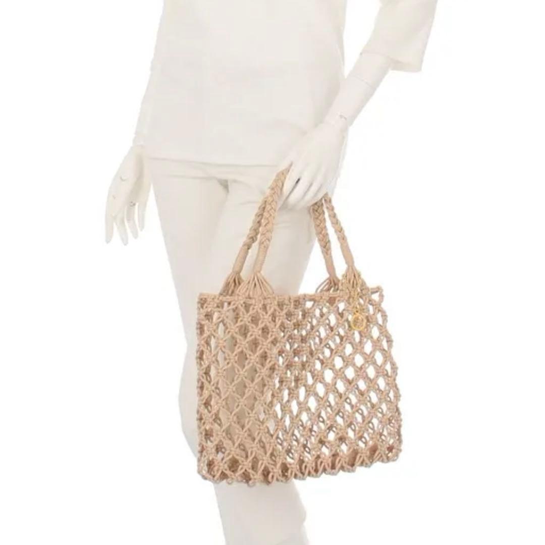 FEILER ユニ　マクラメトートバッグ